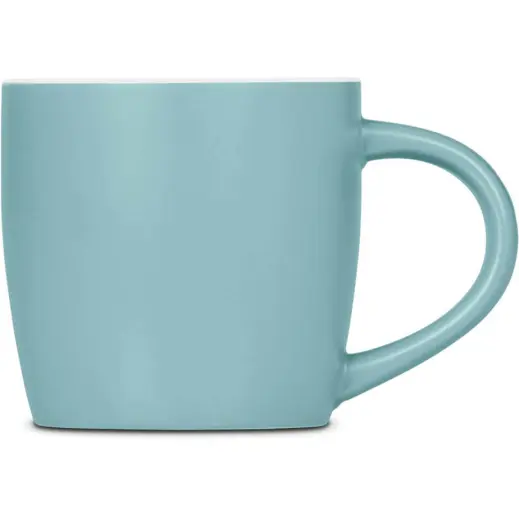 Serendipio Vogue Victoria Ceramic Coffee Mug Light Turquoise Side